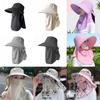 Summer Sun Protection Hat With Face Shield And Neck Cover For Women Outdoor Uv Sun Hat