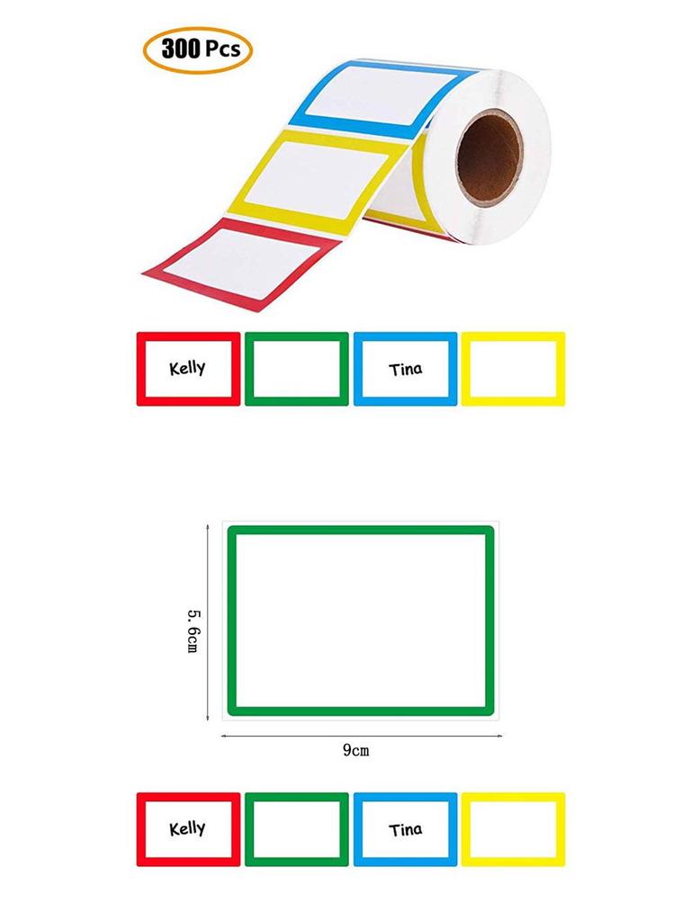 Removable Self-Adhesive Colored Label Paper for Handwritten Notes, Sealing, and Decoration