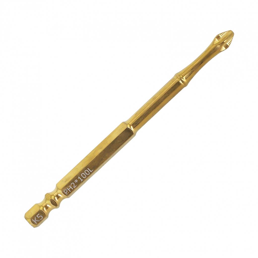 High Hardness K5 PH2 Magnetic Batch Head Cross Screwdriver Bit Anti Breakage