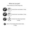 Car Emblem 7 Parts for Bm-w 82mm Emblem Bonnet And Trunk And Emblem 68mm Hubcaps And 45mm Steering Wheel Emblem