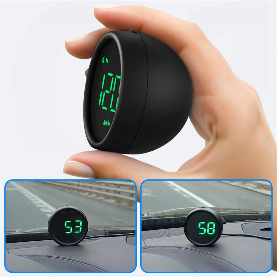 2.6"Car HUD Digital Head Up Display Gauge GPS System Speedometer Speeding Alarm