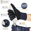 Guanti Resistenti al Taglio Livello 5, Presa Salda Antiscivolo, Lavoro Pesante, Durevoli e Traspiranti Rivestiti in Schiuma di Nitrile, Touchscreen