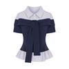TVIEW Off-Shoulder Layered Blouse_V6B-Cbl051