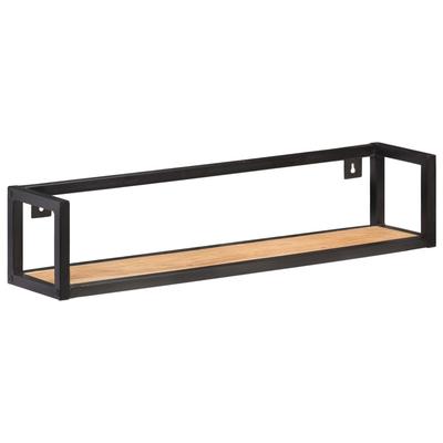 Wall Shelves 2 Pcs 80 Cm Solid Acacia Wood