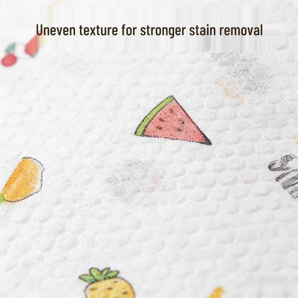 Multi-Purpose Kitchen Towels: Oil & Water Absorbent, Dry & Wet Use, Ideal for Stain Removal & Hand-Drying