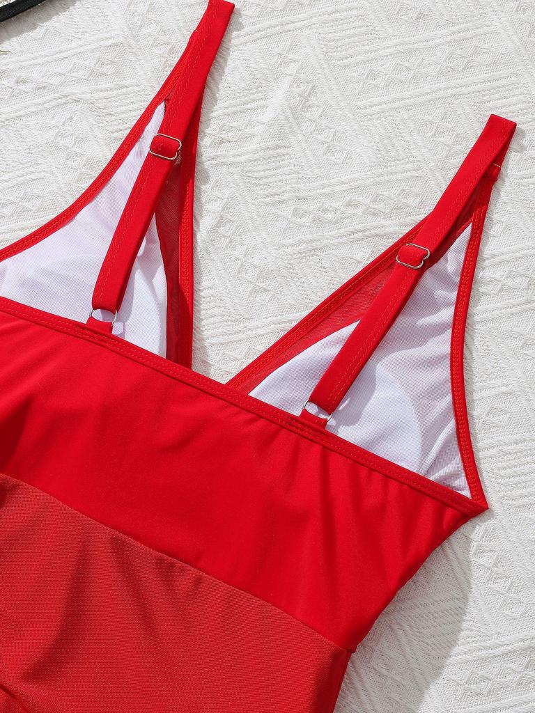 New European & American Mesh One-Piece Sexy Bikini Swimsuit TK242