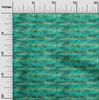 oneOone Cotton Flex Blue Fabric Crocodile Animal Skin Sewing Fabric By The Yard Printed Diy Clothing Sewing Supplies 40 Inch
