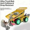 JJRC 1:64 2.4G MINI RC Excavator Engineering Vehicle Alloy Desktop RC Dump Truck Remote Control Excavator Engineering Car Toys