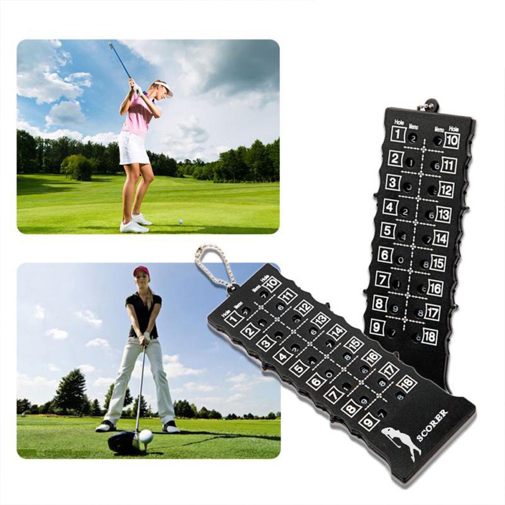 18-Loch-Zählkarte Golf Schlagzähler Klicker Golf Schlagzähler Golf Punktezähler Zähler für Golf-Scorekeeper