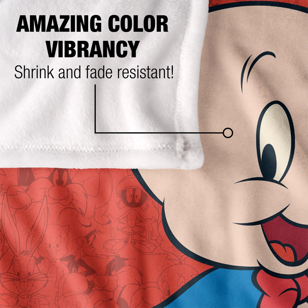 Looney Tunes Character Collage Porky Pig Blanket