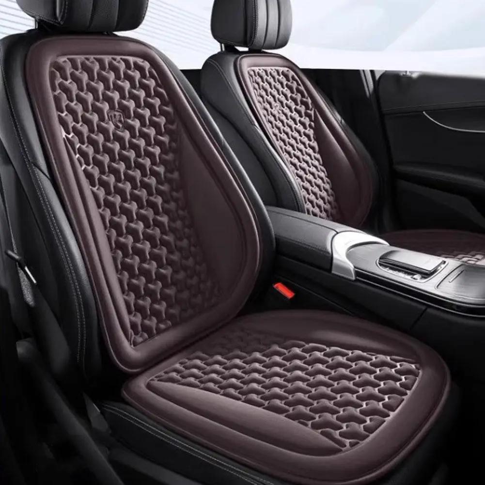 Car Seat Cover Summer 3D Breathable Ice Silk Car Seat Universal Pads Cushion Design Convex Protector Chair Seat Auto Mat Au T7M3