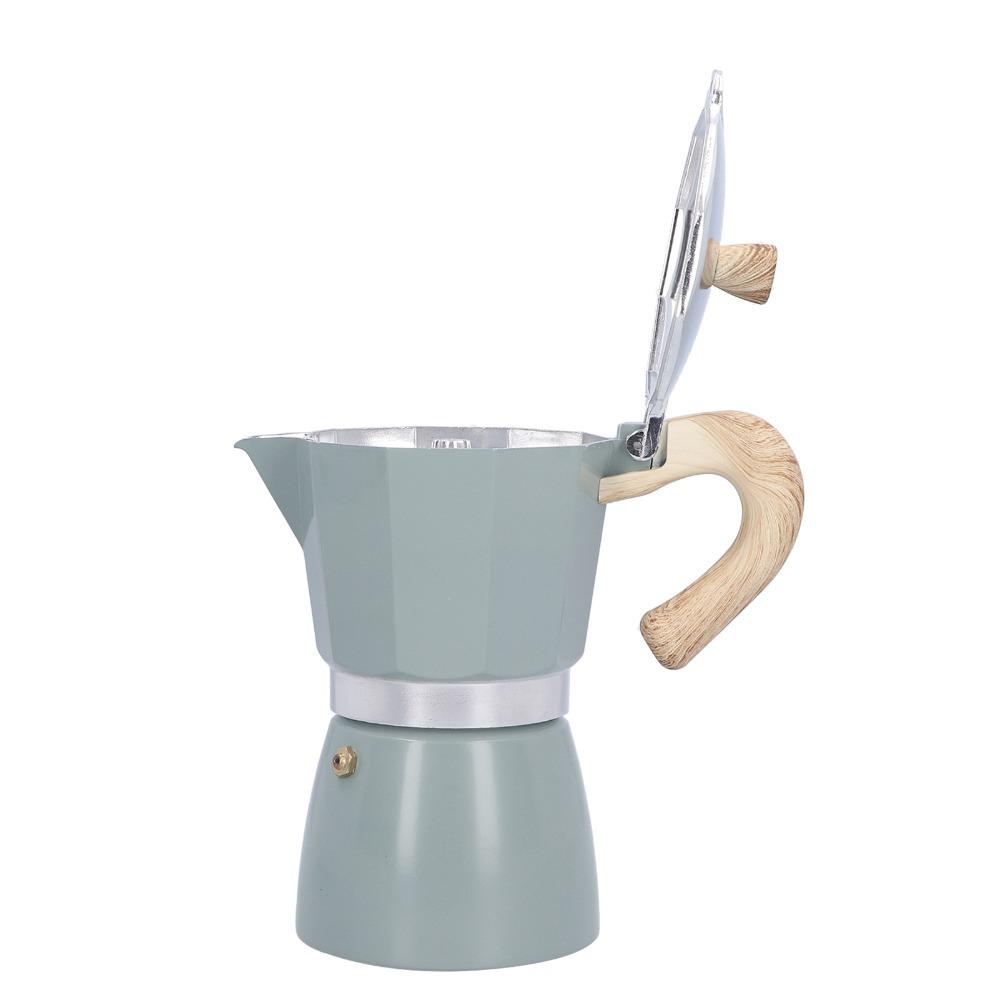 Aluminum Alloy Stovetop Espresso Maker 300ML Capacity Coffee Maker Moka Pot  Home Use