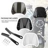 Retro Cafe Racer 5-7 Inch Round Headlight Windshield With Mounting Bracket Kit Universal Motorcycle Flyscreen Windshield