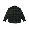 Palace Drop Shoulder Cord Shirt Tartan Unisex Tops Green P25SHT043