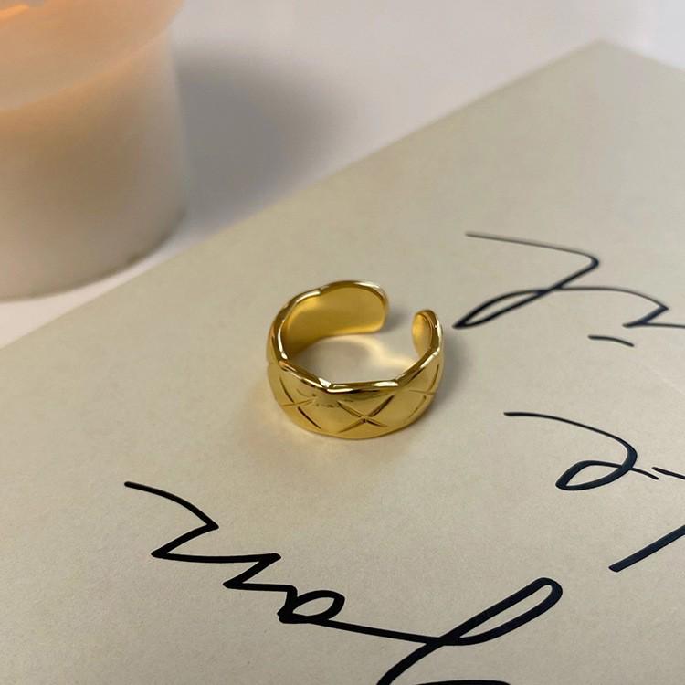 Gold-Plated Zircon Heart Ring - Elegant High-End Design for Index Finger