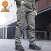 Angken Men's Winter Softshell Fleece-Lined Windproof Tactical Climbing Pants