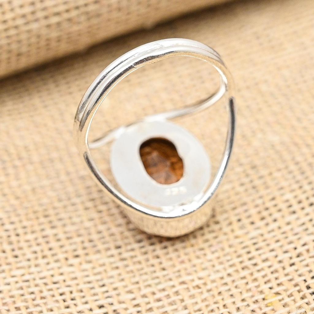 Morganite Gemstone Handmade 925 Sterling Silver Ring Jewelry