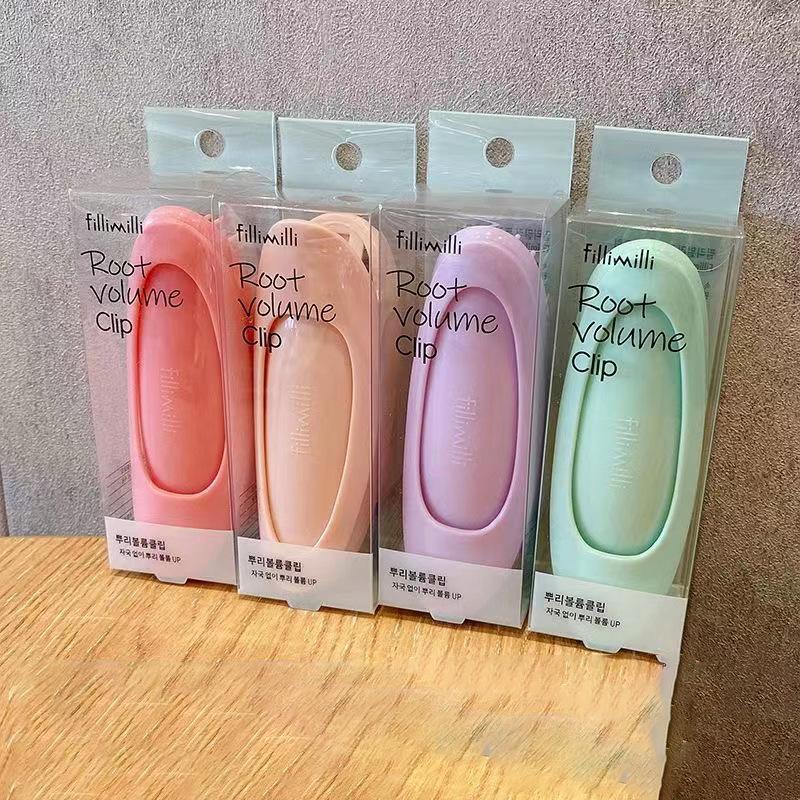 1Pair Hair Fluffy Clips Seamless Fixed Bangs Styling Clip Lazy Hair Clips Top Hair Root Fluffy Hairpin Roller Top Fluffy Clip