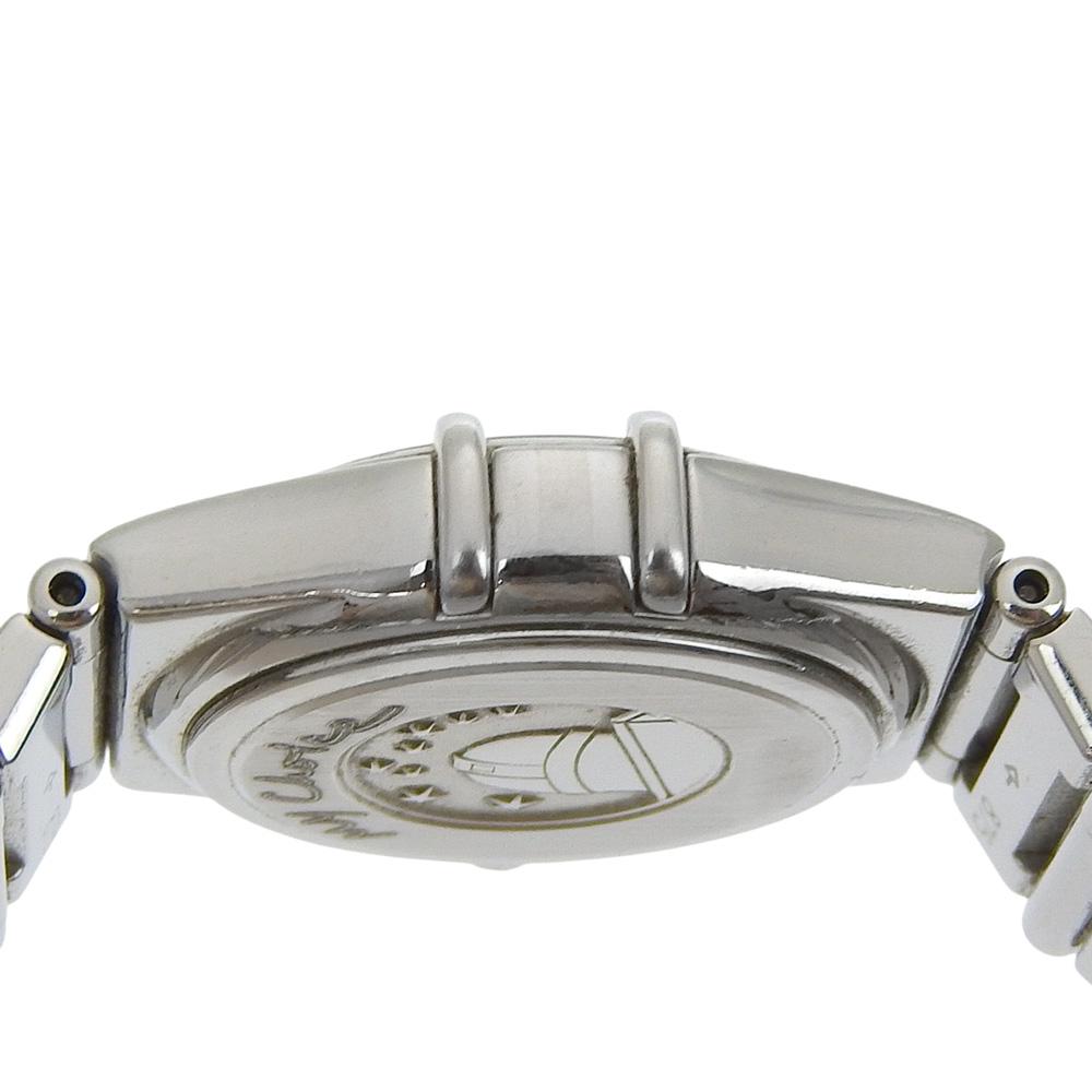 Omega Constellation My Choice Watches 1561.70 Shell White shellDial Stainless Steel Quartz Analog Display Women Used