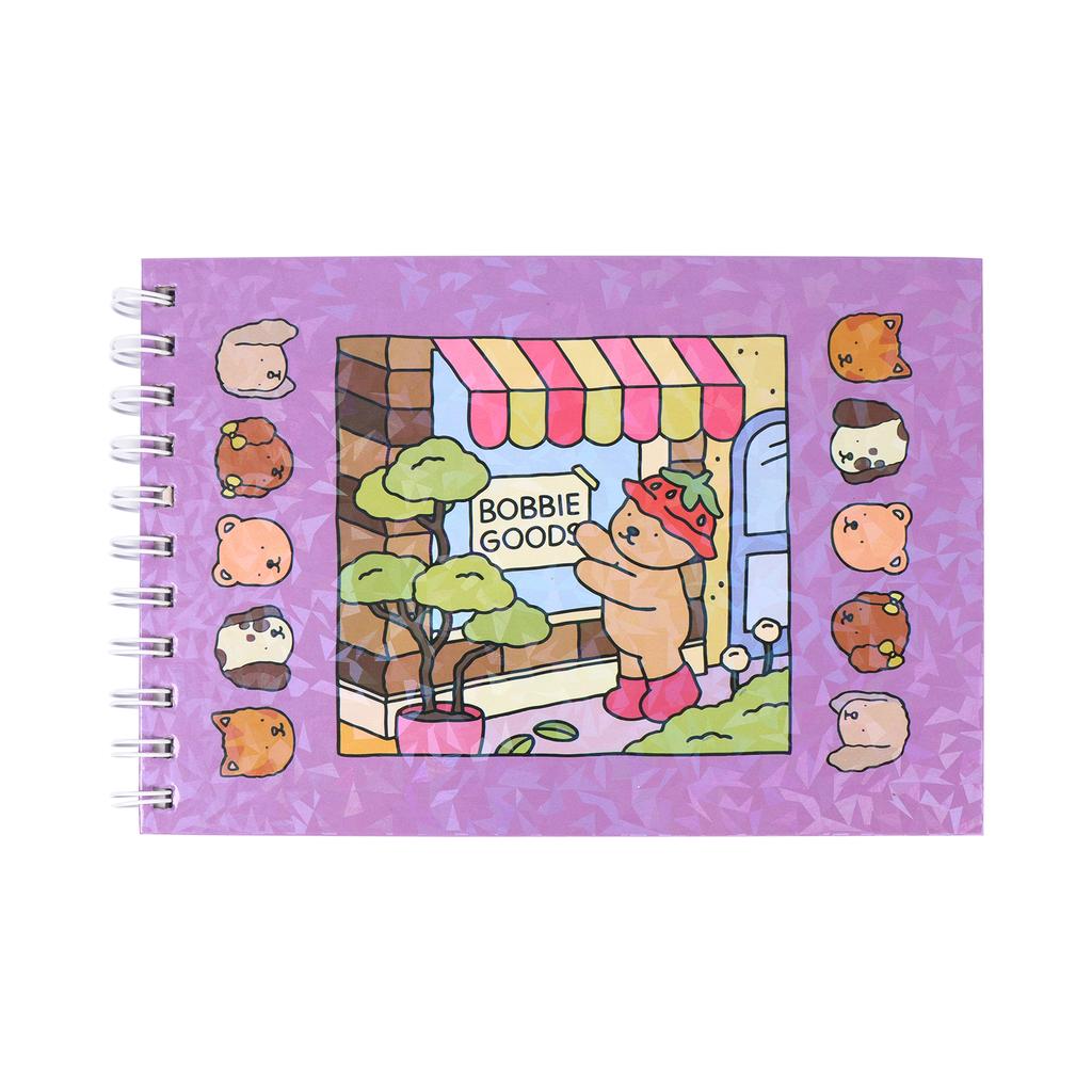 BOBBIE GOODS Relaxing Coloring Book Features Cute Girls Cartoon Coloring Book Allows You To Relax In A Cozy Hygge Moment