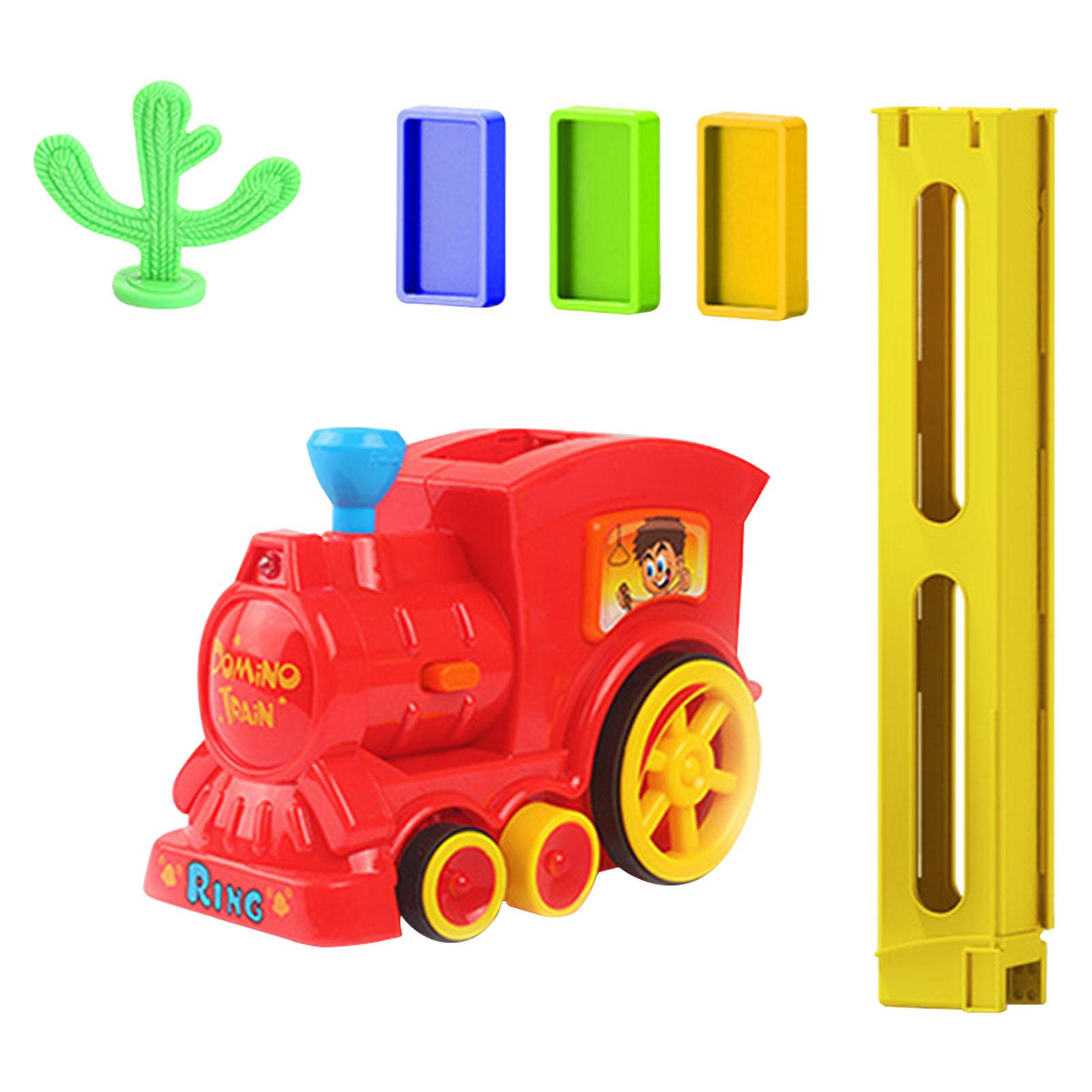 

Игрушечные поезда, подарок на день рождения, игрушечный поезд, набор из 60 деталей, автоматическая укладка, творческие игры, игрушечный электропоезд со звуком и светом One Size красный