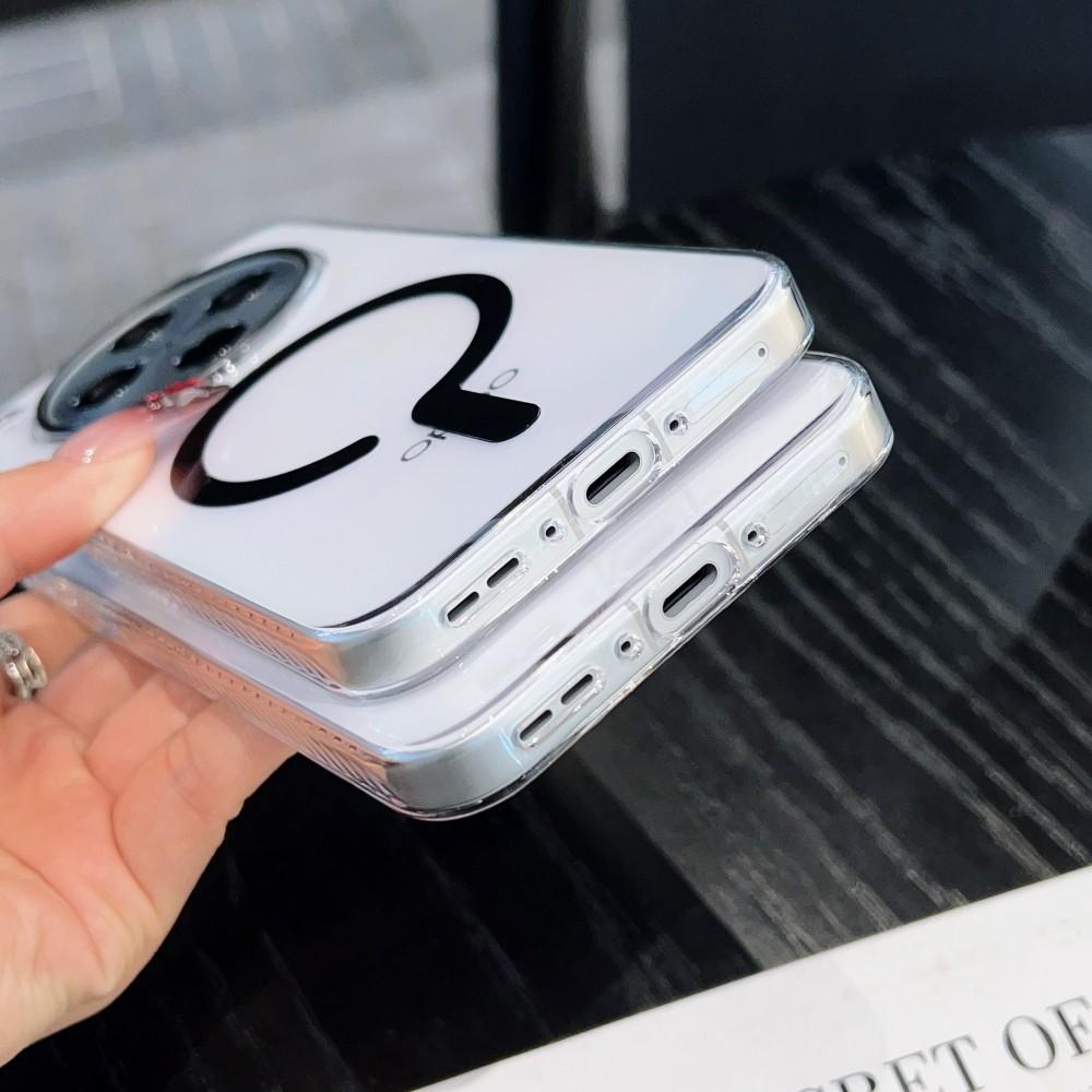 For OPPO Find X9 Pro Phone Case Hard PC Transparent Magnetic Wireless Charging Protective Back Cover For Find X8 Ultra X8S Plus