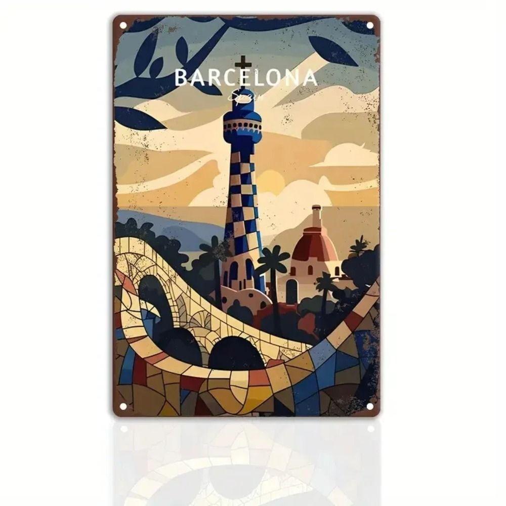 Ho Chi Minh City Vietnam Travel Metal Tin Sign, 20x30 cm Wall Decor for Room