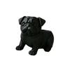 3D Printed Pug Figurine Plant Holder PLA Desktop Planter Pot Unique Handmade Planter  Office Desk