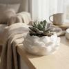 Lotus Shaped Succulent Plant Pot with Drainage Hole Flower Growing Pots Plastic Nursery Pots  Yard
