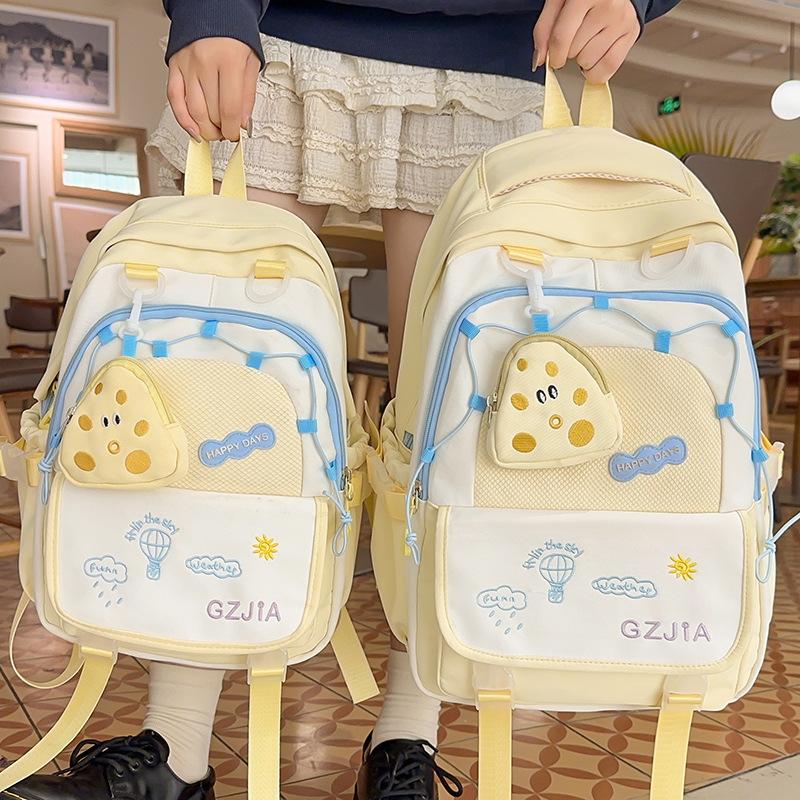 Schoolbag Children Elementary School Girls High Looking Ins Letters Kindergarten Small Backpack
