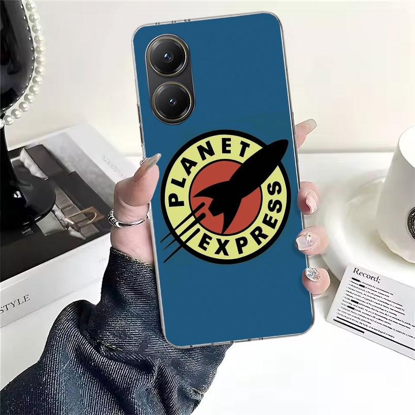 Futurama Planet Express Soft Phone Case For Xiaomi Redmi 15C 15 13C 13 Poco X5 X6 X7 F7 Ultra M7 12C 12 10 10C 9C 9A 9T 9 Fundas