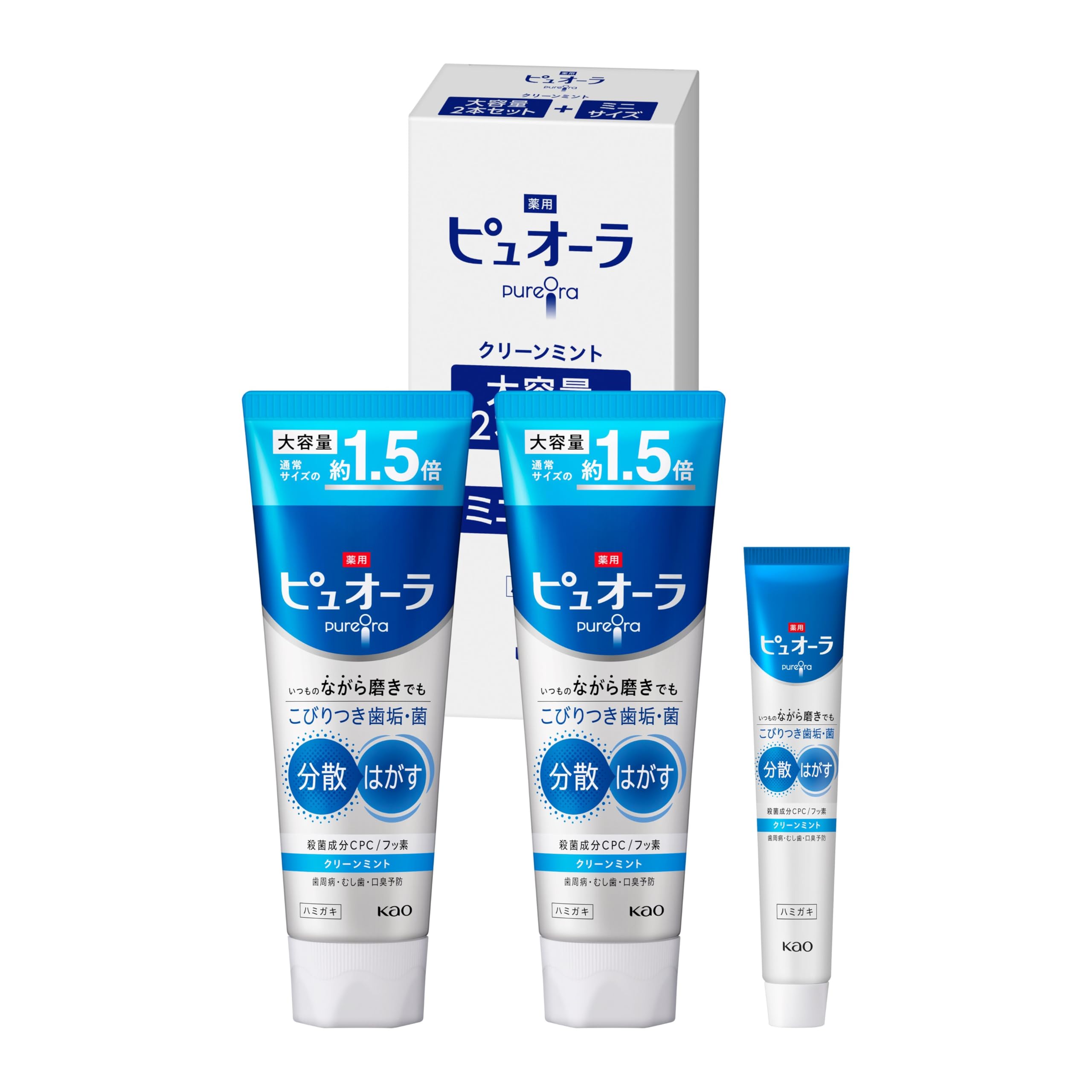 

Pyuora Medicated Toothpaste Clean Mint 170g x 2 + Toothpaste [Quasi-drug] Toothpaste