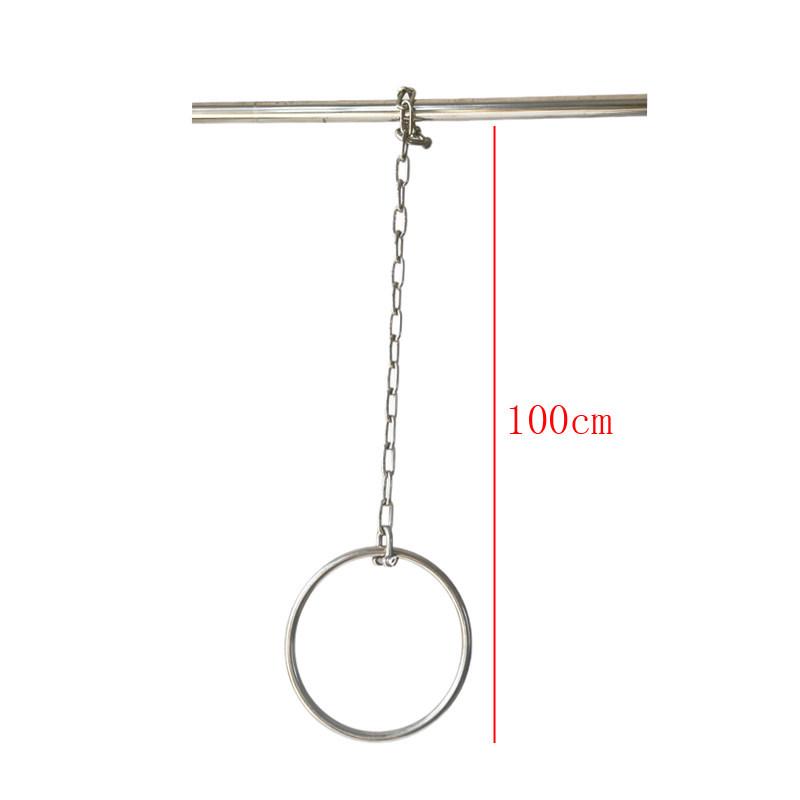 304 Stainless Steel Solid Welded Ring Swing Chain for Indoor/Outdoor Playgrounds - Suitable for Adults and Children