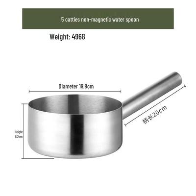 Jingqingfu Thickened Stainless Steel Long-Handle Water Ladle