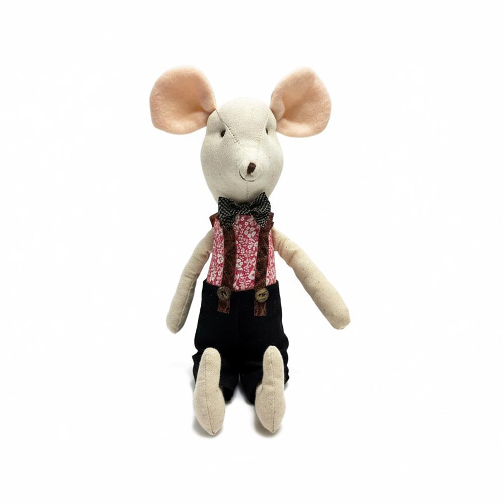 Cute stuffed animals mouse dolls family dollhouse mini plush christmas birthday gifts Little Mouse Plush dolls