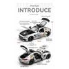 1/24 BENZ F1 Cool Sports Car Alloy Model Toys, Cool Lighting and Sound Effects, Strong Recovery, Four-wheel Shock Absorption