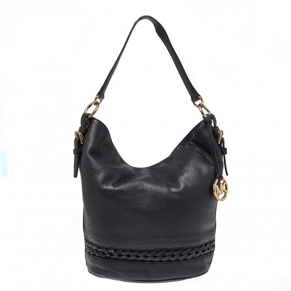 

Michael Kors Michael Michael Kors Кожаный хобо черный