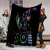 Dj Turntable Blanket Soft Comfortable All Seasons Perfect Sofa Office Naps Trips Birthday Gift Christmas Present