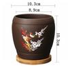 Vaso da Fiori Succulente Sabbia Viola Applicata Vecchia Pila Vaso Ceramico Creativo Vaso Ceramico Traspirante Retrò Vaso per Piante Grasse
