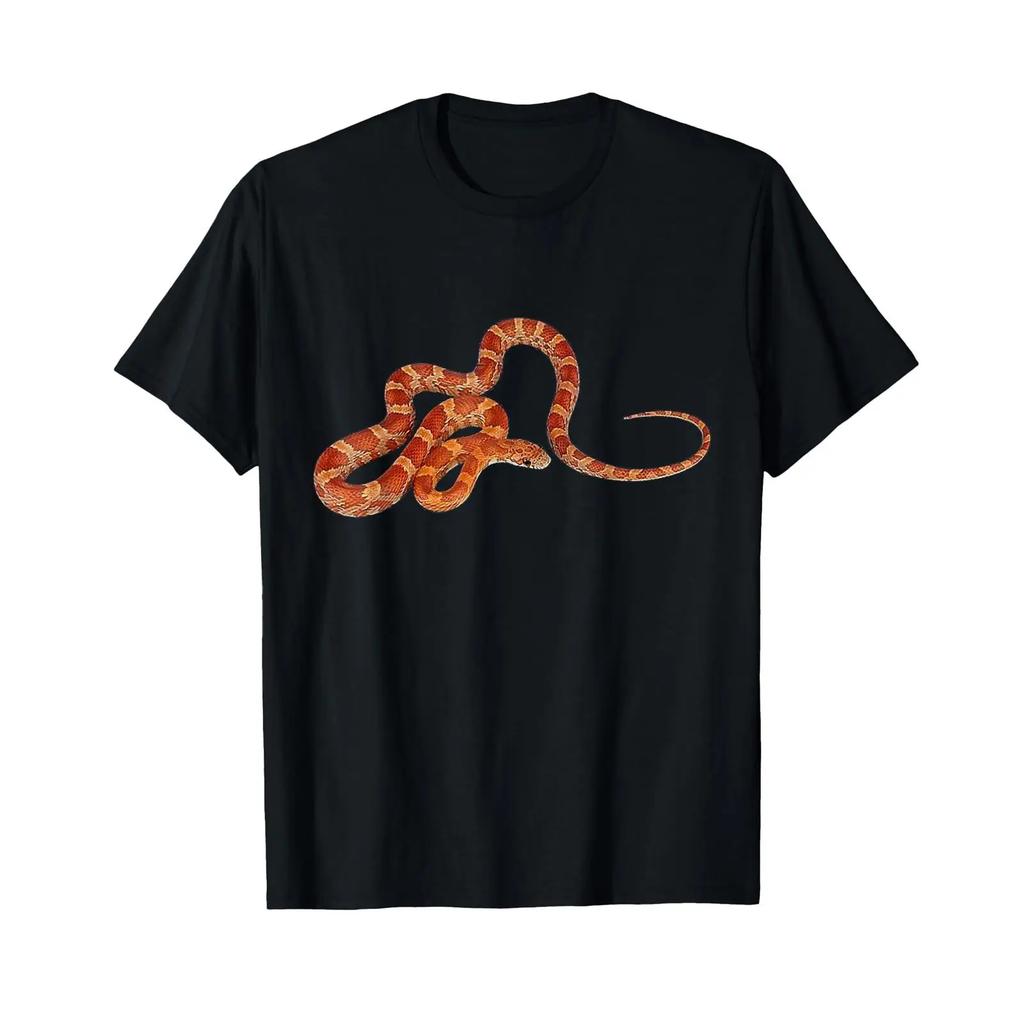 Corn Snake T Shirt Vintage Unisex Slightly Comfortable Stretched Top For Everyday Wear Breathable Streetwear Homme