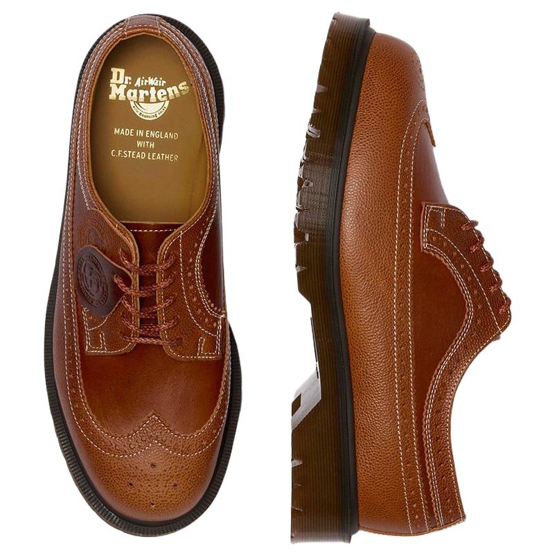 Dr. Martens Mie 3989 Leather Fashion Lace-Up Low-Top Casual Shoes Unisex Casual Shoes Brown 41595200