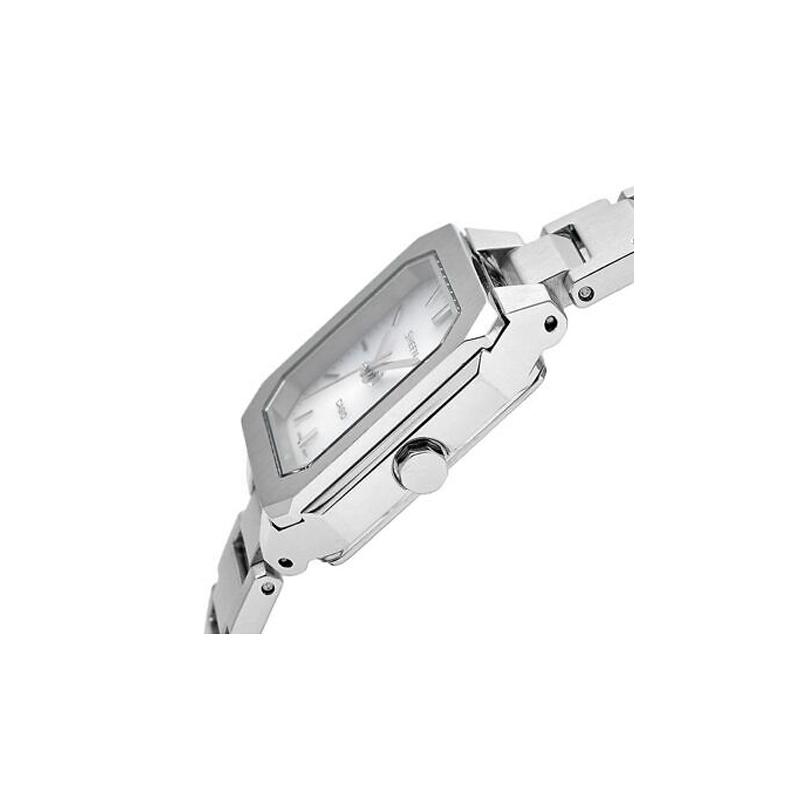 CASIO SHEEN series 50 meters waterproof solar movement Steel Strap women s watch silver dial SHS-4528J-7AJF серебряный