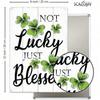 Patrick Green Clover Rustic Metal Wall Poster for Bar