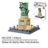1409PCS CreativeStatue of Liberty-New York America Building Blocks Architecture Construction Bricks Toy Gift