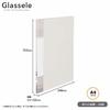 KOKUYO File Clear Book Glassel Fixed Type A4 Side Off White LA-GLB220W