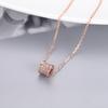 Womens Waist Pendant Necklace Luxury Inlaid Zircon Clavicle Chain Versatile Fashion Jewelry