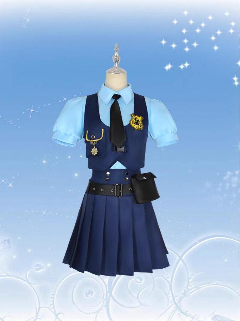 Zestaw Kostiumu Cosplay Judy Królik Policjant
