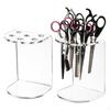 Scissors Holder Hair Rack,Clear,6 Slot,Hairdressing Shear Organizer Storage for Hairdresser