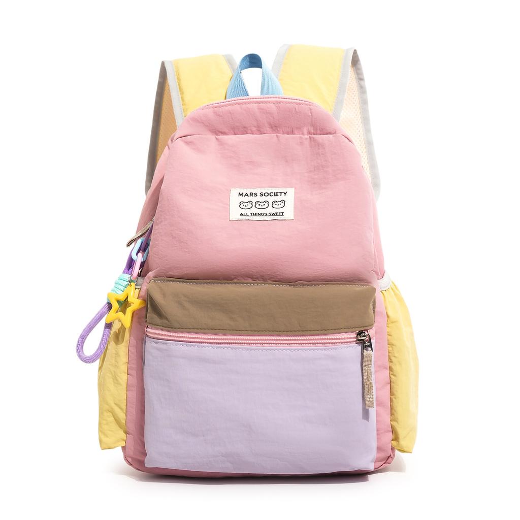 Schulranzen Koreanische Version von hochwertigem Schüler-Schulranzen Große Kapazität Freizeit Sport Eltern-Kind-Rucksack Outdoor-Reise Freizeitrucksack