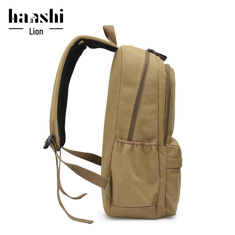 Aukščiausios klasės vandeniui atsparus drobės kuprinė vyrams ir moterims - Idealiai tinka kelionėms, kasdieniam nešiojimui ir nešiojamojo kompiuterio apsaugai